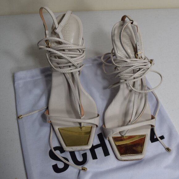 Schutz / Vikki Lace-Up High-Heel Sandals, size 8 - Picture 1 of 6